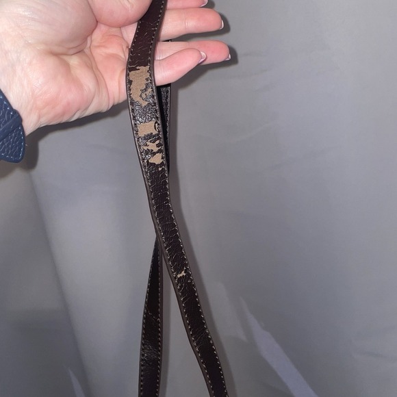 Spartina 449 Purple Canvas Floral Purse Small Shoulder Crossbody Bag - Picture 13 of 15